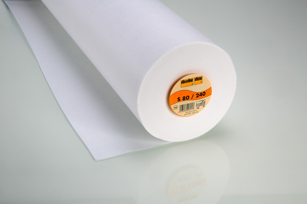 S 80 Entretela a coser - blanco - 25m x 90cm