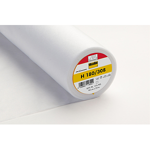 H 180 Entretela thermoadhesiva ligera - blanco - 25m x 90cm