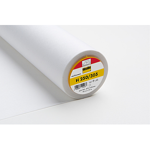 H 250 Entretela estable termoadhesiva - blanco - 25m x 90cm 