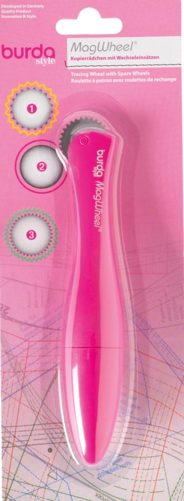 [1504] Roulette à patrons Burda + roulettes de rechange 
