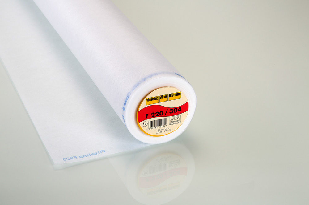 [53615907] F220 Entoilage thermocollant léger blanc - 90cm x 25m