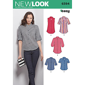 Patrón New Look 6394 Camisa 
