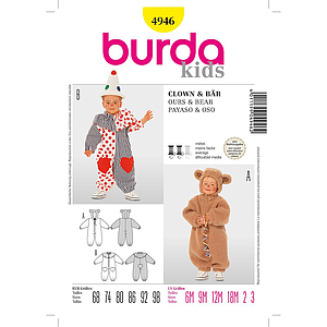 Patrón Nº4946 Burda Carnaval: Combinación