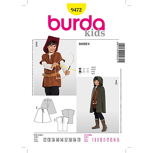 Patrón Nº9472 Burda Histórica: Robin Hood