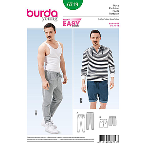 Patron Burda 6719 Pantalon