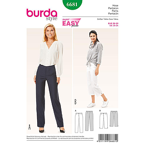 Patrón Burda 6681 Pantalón