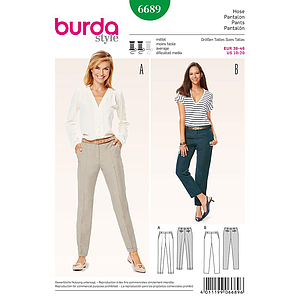 Patrón Burda 6689 Pantalón