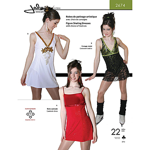 Patrón Jalie 2674 Vestido de patinaje artístico
