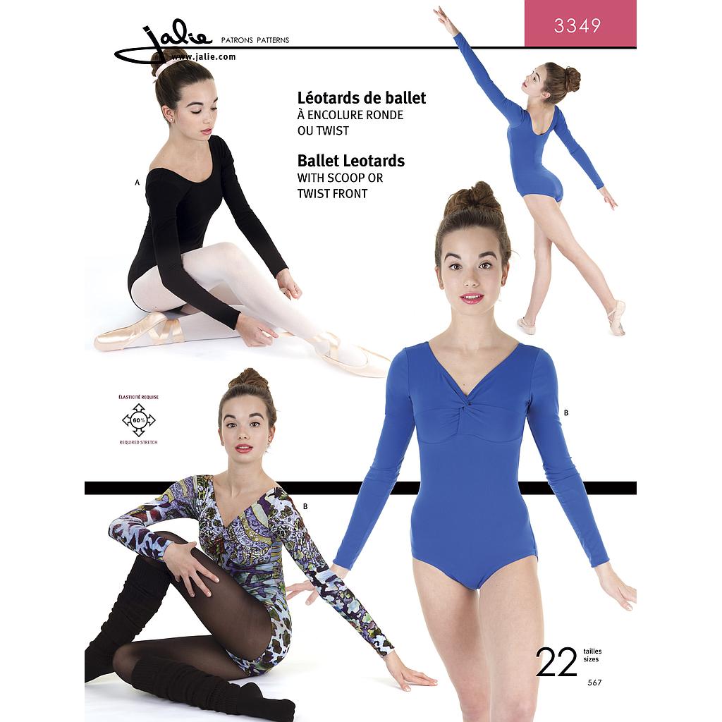 [JAL-3349#] Patron Jalie 3349 Justaucorps de ballet#