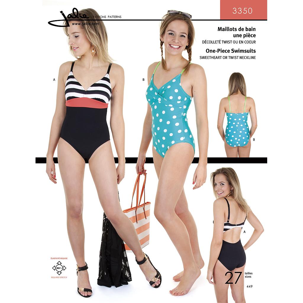 [JAL-3350] Patron Jalie 3350 Maillots de bain une pièce