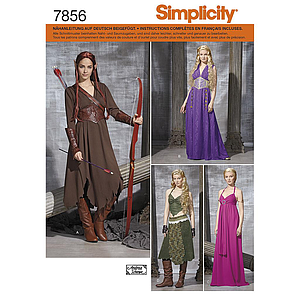 Patron Simplicity 1010 Déguisement Femme Cosplay #