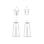 Patron New Look 6779 - Brassière et Pantalon pour Jeunes Femmes