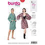 Patron Burda 6161 Kimono peignoir - du 34 au 44