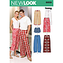 Patron New Look 6859 Pantalon, pantacour, short 