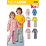 Patrón New Look 6170 Ropa de dormir para niños