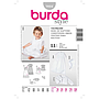 Patrón Nº9804 Burda Kids: Vestido de bautismo