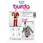 Patron Burda Carnaval 2466 - Déguisement Père Noel & Pierrot Homme