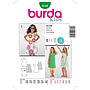 Patron Burda 9544 Kids Robe