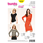Patrón Nº6910 Burda Style: Camisa y vestido