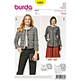 Patron Burda 6465 Veste