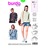 Patron Burda 6406 Sweatshirt