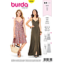 Patron Burda 6344 - Robe pour femmes de 36 à 46