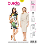 Patron Burda 6322 - Robe pour femmes de 36 à 46