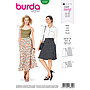 Patron Burda 6340 - Jupe pour femmes de 36 à 46