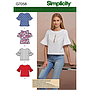 Patron Simplicity 7058 haut pour femme