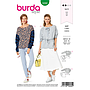 Patron Burda 6269 Sweat shirt pour femmes de 36 à 46#