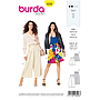 Patron Burda 6226 Bermuda femme ou pantalon façon jupe-culotte taille haute - du 36 au 46