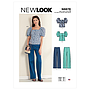 Patron New Look 6678 Ensemble pantalon et haut manches gigot