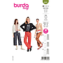 Patron Burda 6085 - Pantalon à ceinture élastique et jambes droites du 36 au 46