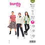 Patron Burda 6053 - Cardigan Femme à encolure ronde du 36 au 50