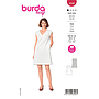 Patron Burda 6048 - Robe chasuble avec encolure en V du 36 au 46