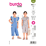 Patron Burda 9265 - Combinaisons pantalon ou short ruchés Fille de 104 à 146 cm#