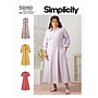 Patron Simplicity 9260 - Robe Chemisier du 38 au 56 (FR)