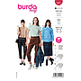 Patron Burda 5961 - Blouse sobre avec pinces et encolure arrondie du 36 au 50 (FR)