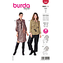 Patron Burda 5968 - Robe & blouse avec encolure en V et châle du 36 au 46 (FR)#