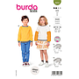 Patron Burda 9254 - Sweater avec encolure ronde de 104 à 146 cm#
