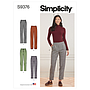 Patron Simplicity 9376 - Pantalon à enfiler pour femme 34 au 52 FR