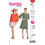 Patron Burda 5920 - Robe et la blouse au décolleté Carmen du 34 au 44 (FR)