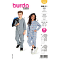Patron Burda 9245 - Combinaison confortable à boutonner du 36 au 46 (FR)