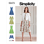 Patron Simplicity 9473 - Robes et veste pour jeunes filles