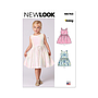 Patron New Look 6763 -  Robe enfant du 98 à 128 (FR)