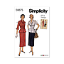 Patron Simplicity 9675 - Jupe et blouson vintage du 34 au 52 (FR)