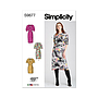 Patron Simplicity 9677 - Robe avec manches du 34 au 52 (FR)