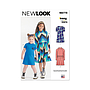 Patron New Look - Robe en tricot pour enfants du 3 au 14 ans