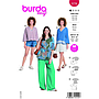 Patron Burda 5776 - Blouse tunique courte du 34 au 48 FR