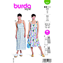 Patron Burda 5821 - Robe d'occassion du 34 au 44 FR